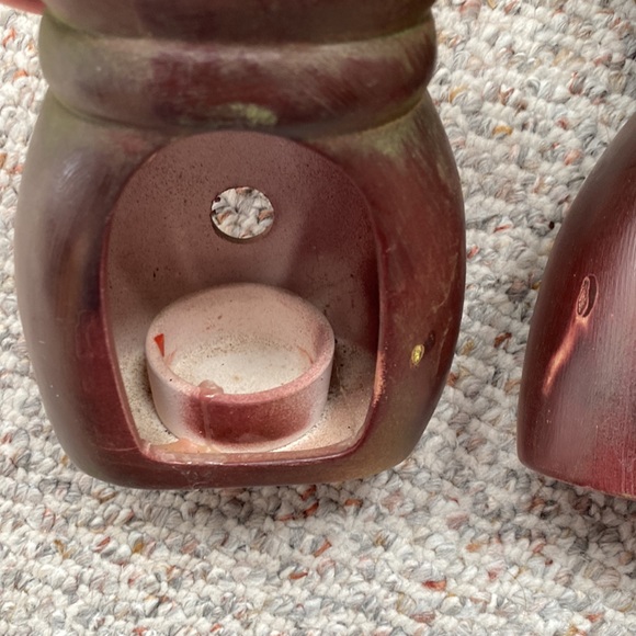 Vintage ceramic dog Luminous candle Holders - Picture 3 of 3